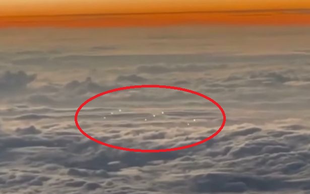 Fleet Of UFOs Recorded Over Hongkong By An Airplane Pilot