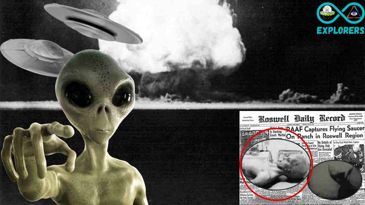 The Trinity Bomb: Nuclear Test, Roswell UFO With Three Occupants, And Two Witnesses