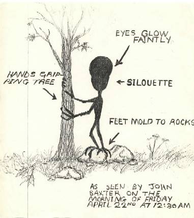 The Dover Demon: Terrifying Humanoid Creature That Terrorised Dover In 1977 2 Sketch Of The Dover Demon