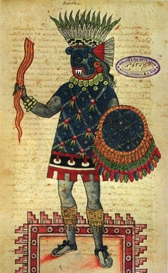 Aztec god Tlaloc