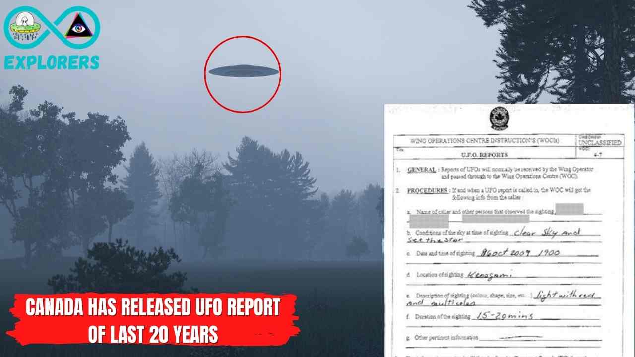 The Government Of Canada Has Released 20 Years Of UFO Reports
