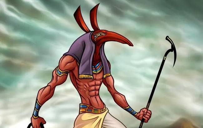 Set: Mysterious Egyptian God, Depicted As An Animal Unknown To Science
