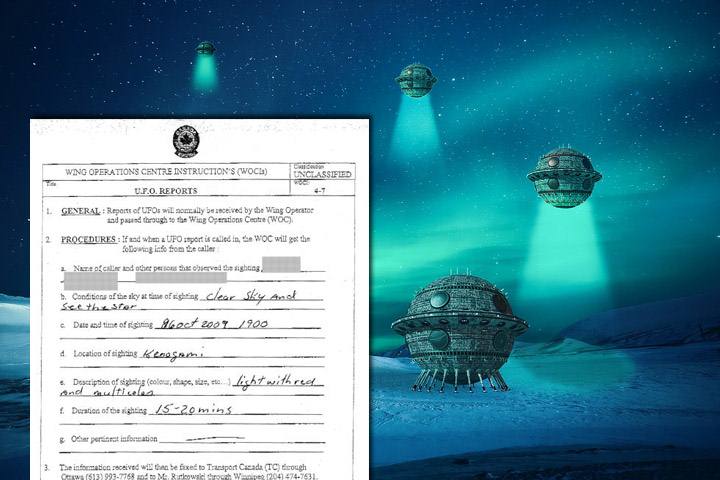 The Government Of Canda Has Released 20 Years Of UFO Reports
