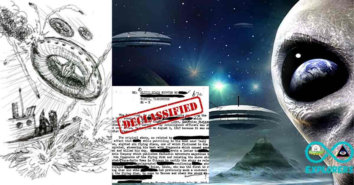 The Maury Island Incident: Exploding UFO, Dog Attacked By UFO, Alien Metal And Warning By Man In Black