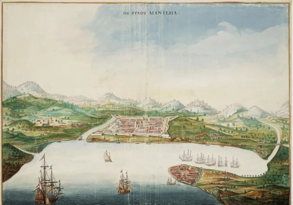 The Teleportation Of Gil Perez In The Year 1593 1 A view of Manila by Johannes Vingboons, 1665. ( Gil Perez )