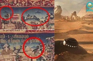 The Triumph of Summer Tapestry Four UFOs Depicted In A 1538 Tapestry