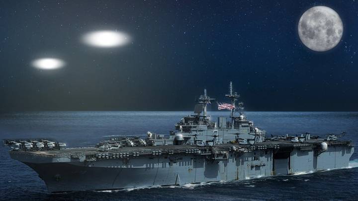 US Navy Warship Was Followed By Two Car-Sized UFOs Unaffected By Anti-Drone Weapons 1 buque ovnis