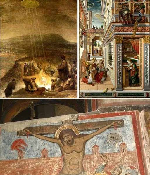 The Triumph of Summer Tapestry: Four UFOs Depicted In A 1538 Tapestry 3 s80900720