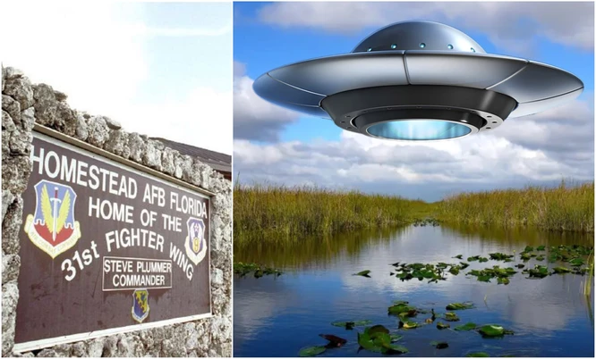 In 1965, James Flynn claimed he was struck by a beam of light from a UFO deep in the Everglades, Florida
