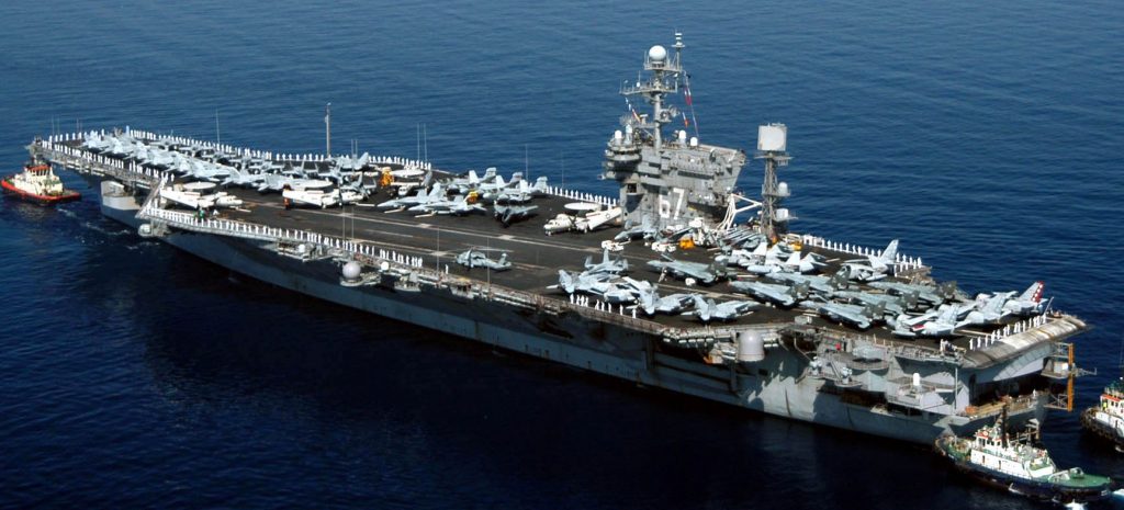 The Bizarre Military Encounters With Huge Mothership UFO Hovering Over World's Ocean With Physical Effects 3 USS John F. Kennedy CVA-67 aircraft carrier