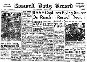 UFO Incident Newspaper Article