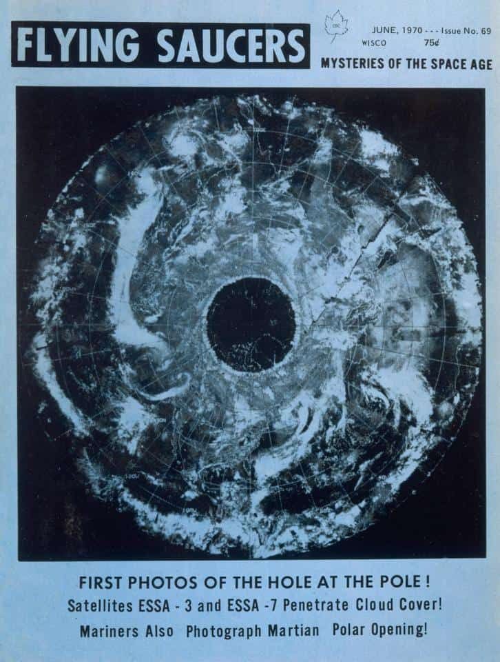The Mysterious Lands Of Antarctica: Claiming Human Lives, UFO Encounters And Extraterrestrial Existence 2 ESSA-7 satellite images show a giant hole in the North Pole( Mysterious Lands Of Antarctica )