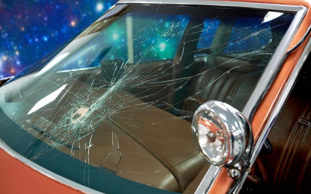 The Alien Attack On Val Johnson: Remote Viewer Finds 100,000-Year-Old Alien Object Attacked Minnesota Deputy 2 A crack in the windshield of Val Johnson patrol car