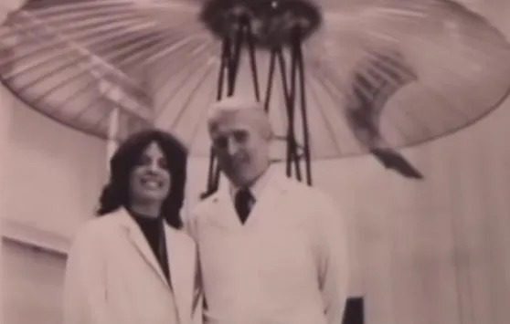 Dr. Carol Rosin and Werner von Braun