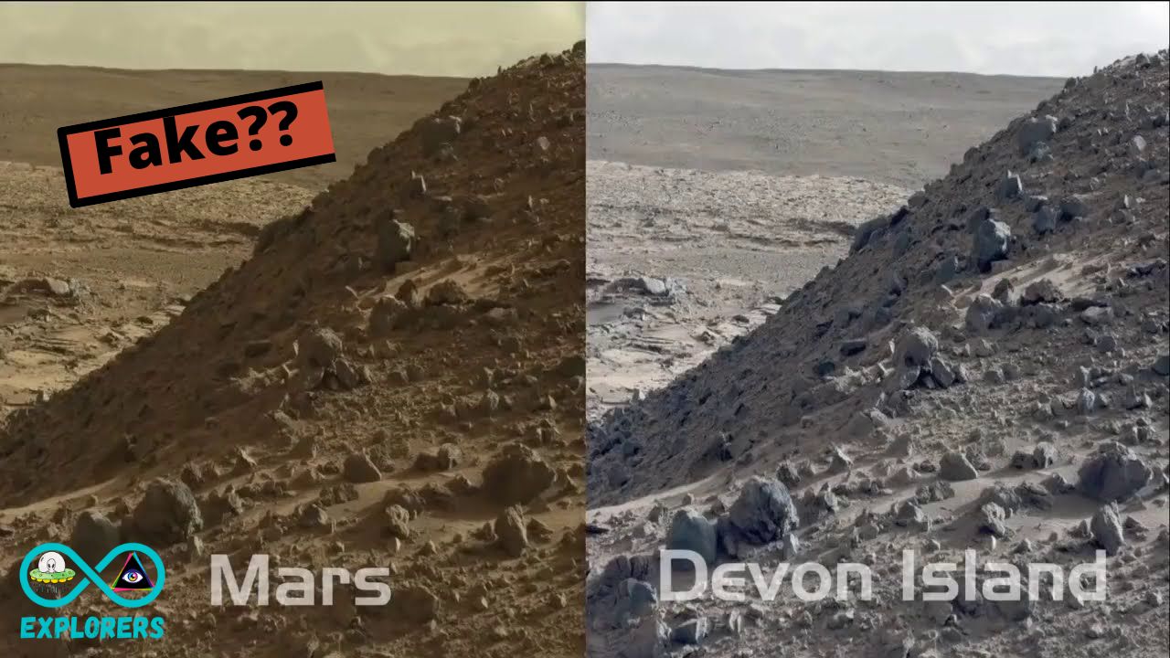 Is Mars Rover Footage Faked On Devon Island?