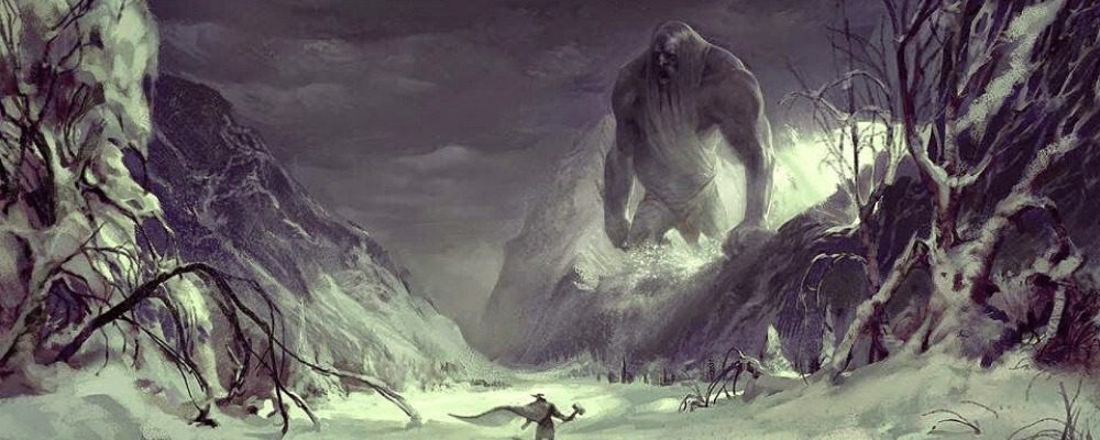 Thor's fight against the Jotun