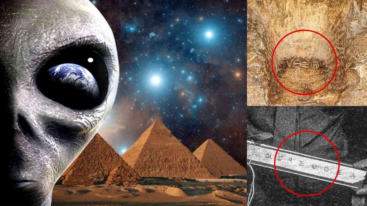 The Inscriptions On The Great Pyramids And The Roswell UFO Were Same