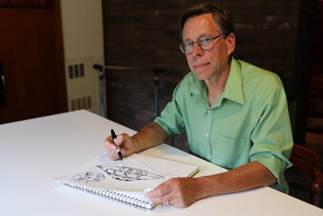 The Claims Of Bob Lazar About Area 51- Real Or Hoax? 2 Bob Lazar today, sketching the flying saucer he claims to have worked on at a facility called S-4, near Area 51.