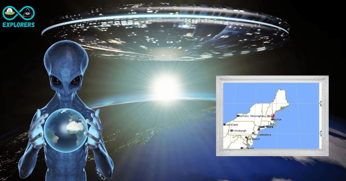 Exeter UFO Incident- Five Glowing UFOs Witnessed By The Police Officers And A Young Boy