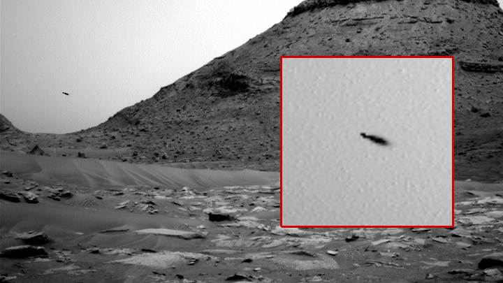 NASA's Curiosity Rover Photographed A UFO On Mars 1 NASA's Curiosity Rover Photographed A UFO On Mars