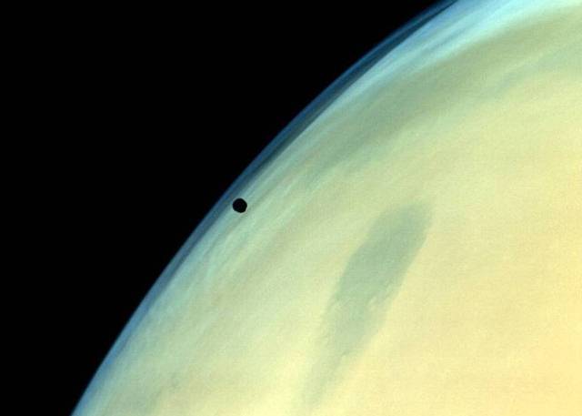 Probe Detects Possible Underground Structure On Mars' Moon Phobos 2 Phobos Orbiting Mars