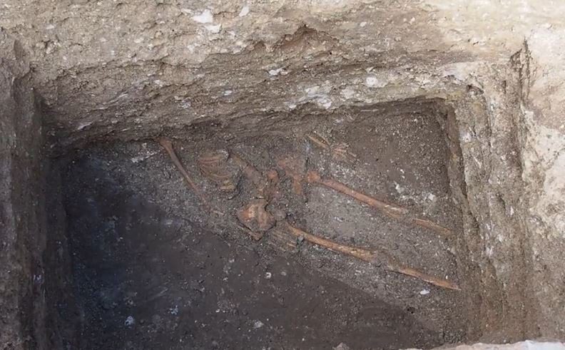 odessos fortress wall skeleton