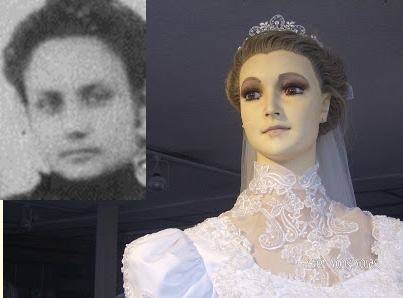 Mannequin and Ms. Esparza, the dead daughter of the Owner. (La Pascualita)