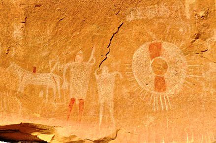 8,000 Years Old Shogo Canyon Cave Paintings Shows Ancient Alien Contact 7 Shogo Canyon Cave Paintings Shows Ancient Alien Contact