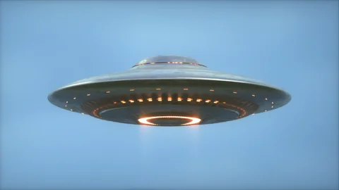 Illustration Of A Flying Saucer