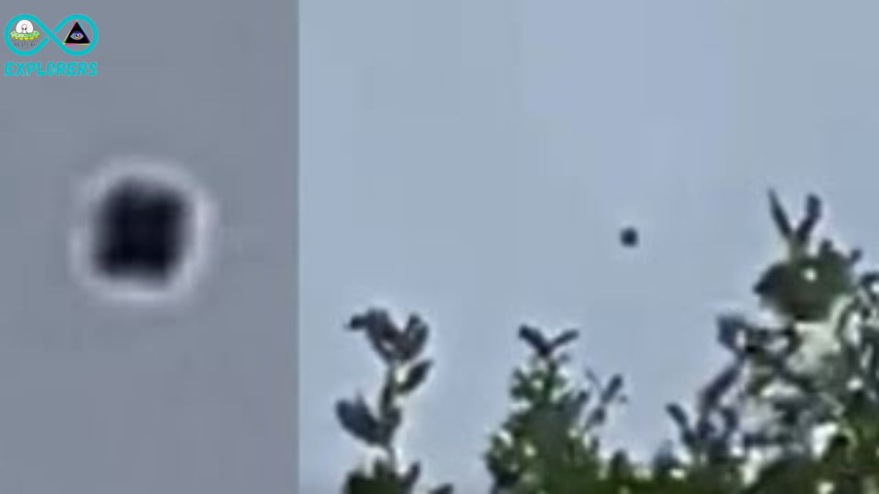 Black Cube Shaped UFO Texas