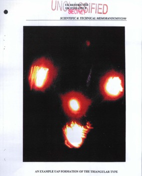 Declassified UFO photograph