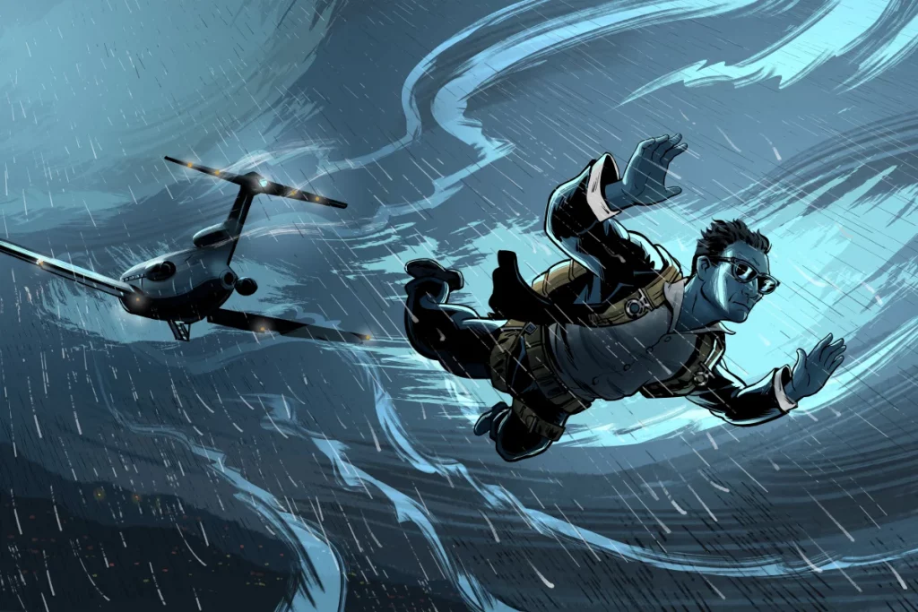 The D.B. Cooper Hijacking- Mystery Of America's Greatest Heist 6 Illustration Of D.B. Cooper Hijacking