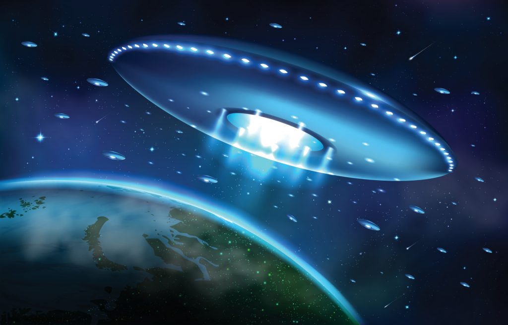 NASA's STS 115 Mission- The Space Shuttle Landing Disrupted By A Strange UFO 3 Illustration of an UFO