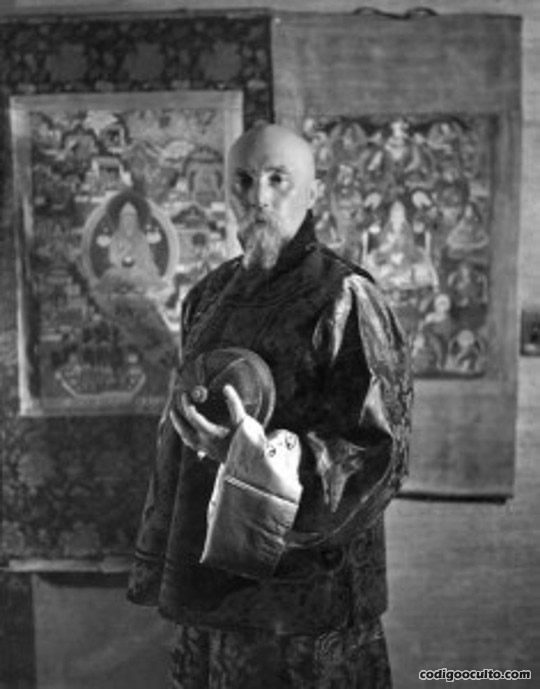 Nicholas Roerich the Russian mystic who in 1927 declared the observation of a UFO in Mongolia
