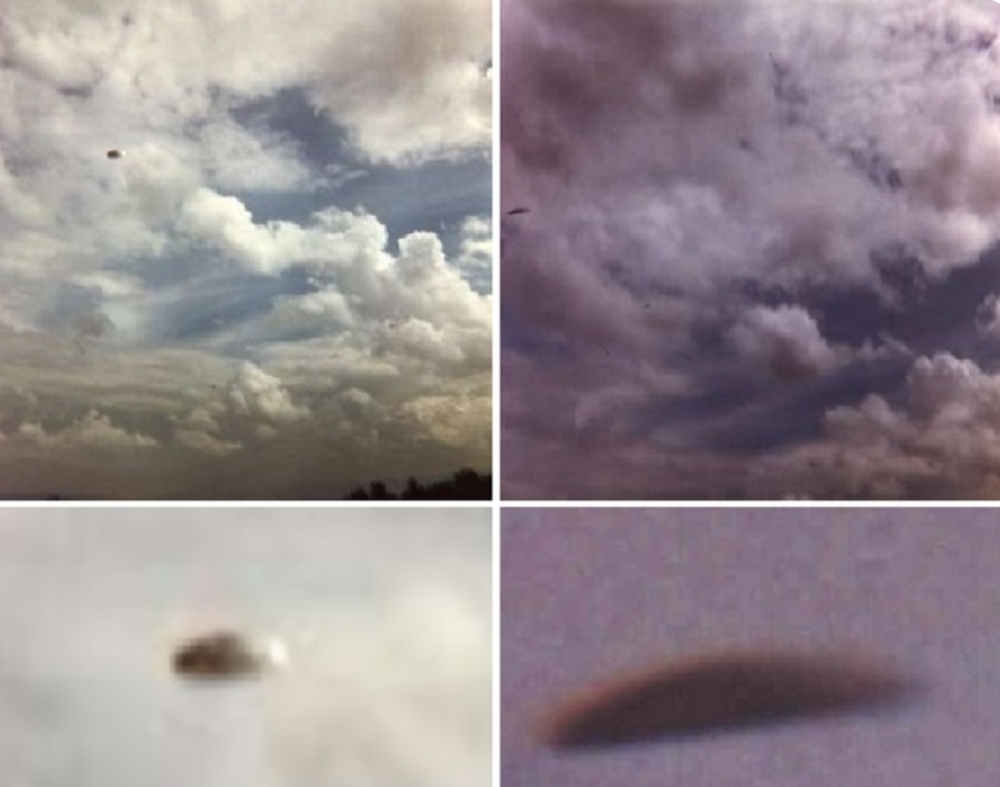 Uncovering the Truth: Surprising and Genuine UFO Photos You've Probably Never Seen Before 5 Two shots of Nagora.
Below are enlarged fragments from the UFO)