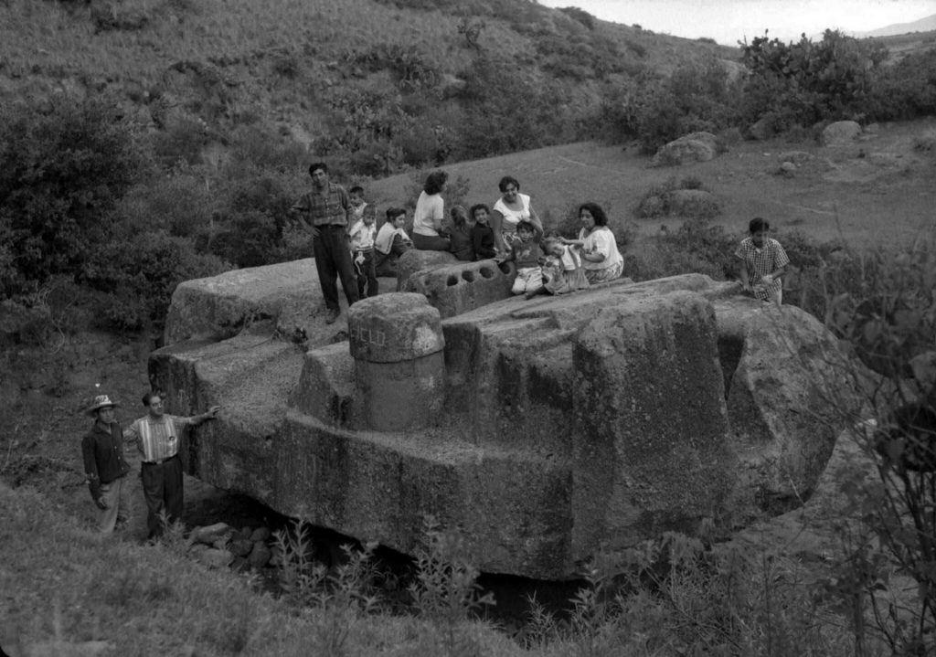 The monolith of Tlaloc in Morelos