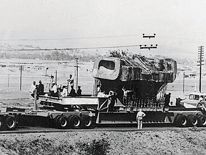 The transportation of the Monolith of Tlaloc was complicated.