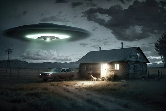 UFO Sighting and Creature Attack At The Skinwalker Ranch