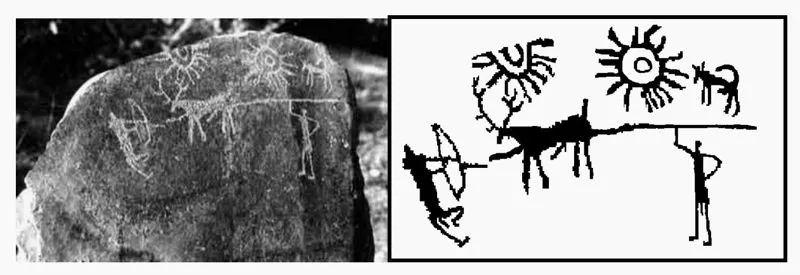 Ancient Rock Art Of Supernova In Kashmir