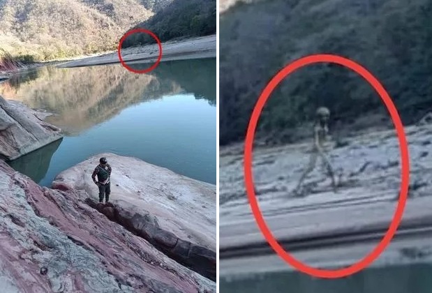 Alien Sighting in Bolivia: Photo of Mysterious Figure Walking Along River Bank Goes Viral
