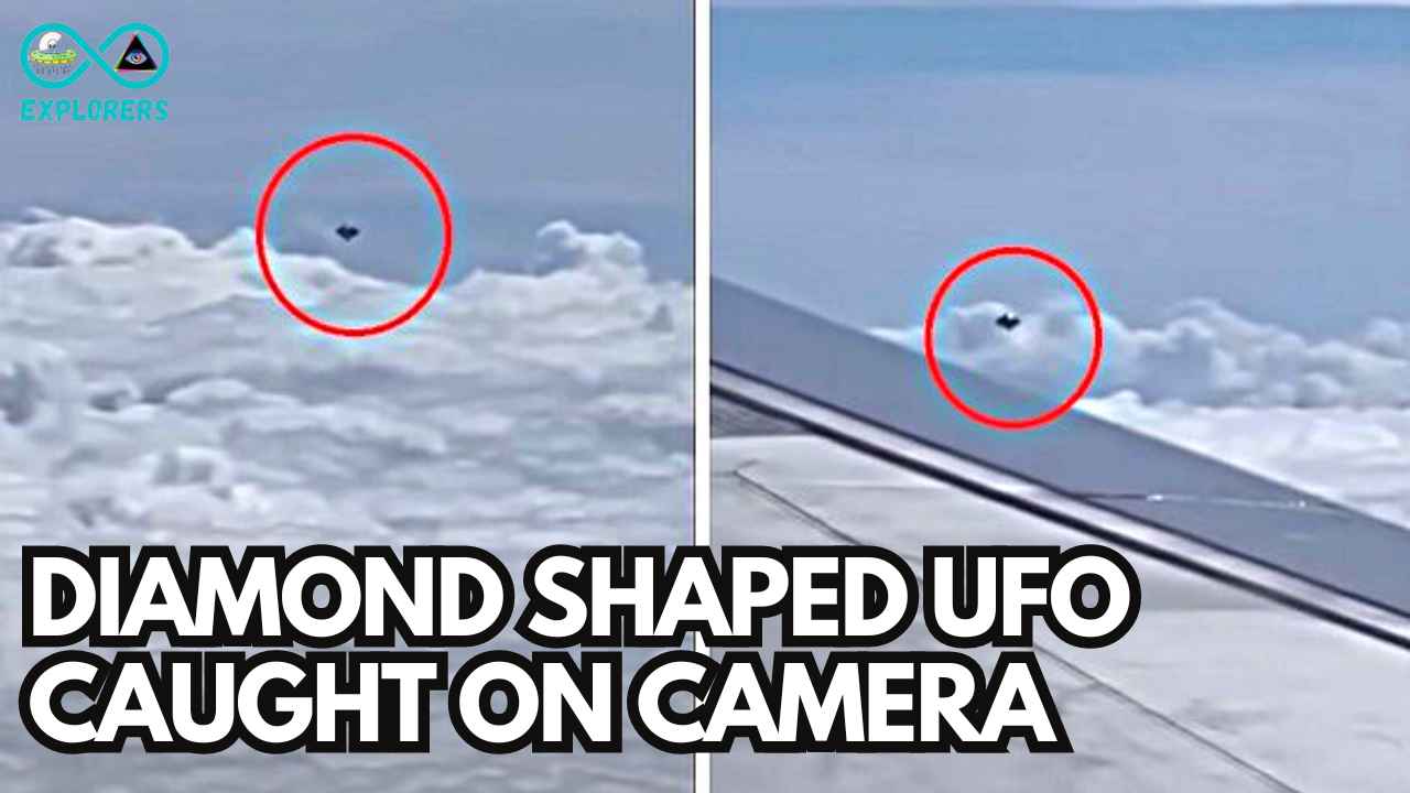 Diamond-Shaped UFO Captured in The Sky Over Colombia