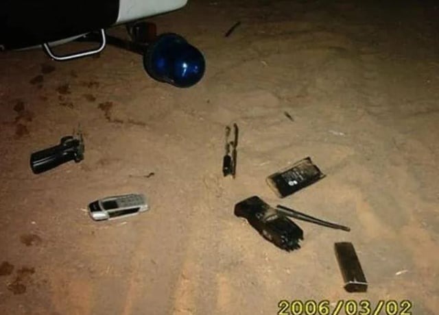 The Alien Abduction of Police Officer Sergio Puchetta 2 Objects of Sergio Puchetta found at the scene