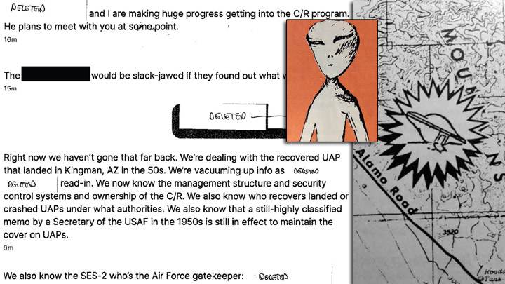 Kingman UFO: Top Officials Confirm Crashed UFO and an Alien Body 