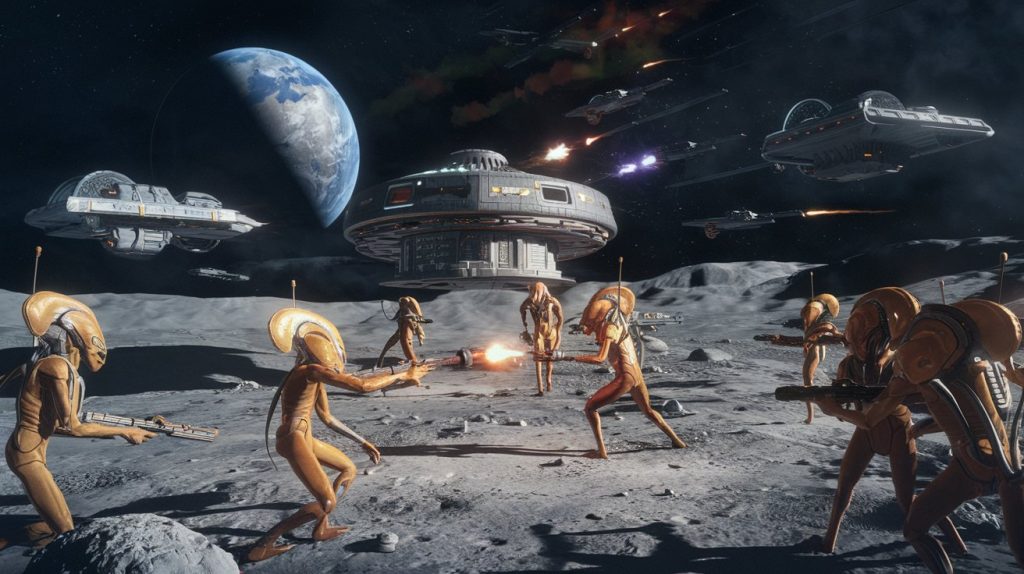 Reptilians Brought the Moon to Earth: Andromeda Aliens' Shocking Claims to US Army 2 Reptilians Brought the Moon to Earth: Andromeda Aliens' Shocking Claims to US Army