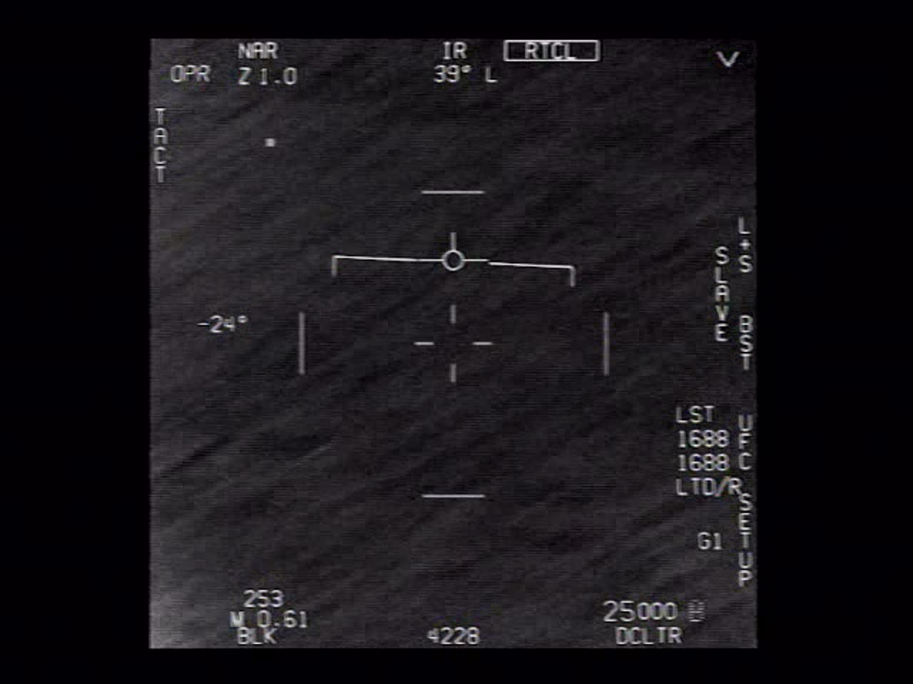 David Grusch Told a Space Conference the US Knows of Several Kinds of Non-Human Intelligence. 1 US Navy GO FAST infrared UAP footage still
